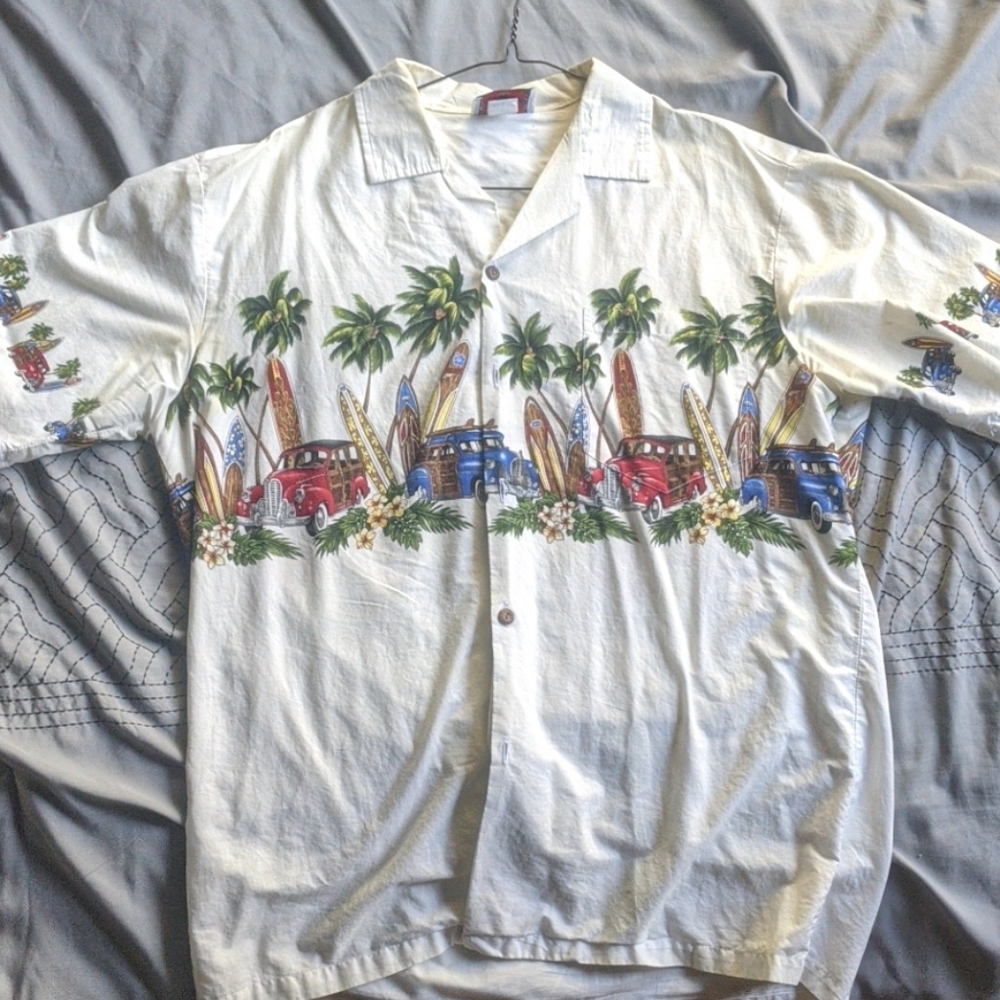Hawaiian Shirt White